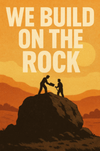 we build on the rock image